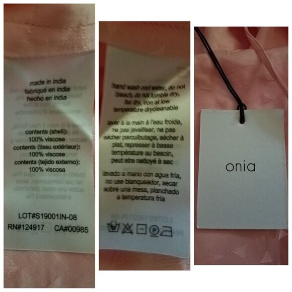 NWT|Onia Melanie Pink Midi Dress/Bathing Suit Coverup, Medium & Large - Picture 6 of 7